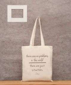 "Situations" Organic Cotton Tote Bag