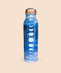 Mystic Moon Copper Water Bottle, 32 oz